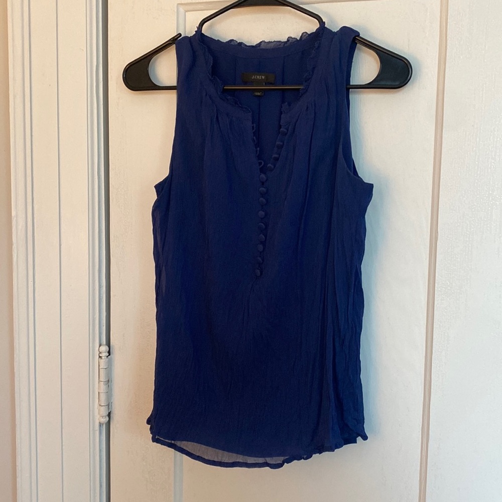 J Crew Silk Top size 0